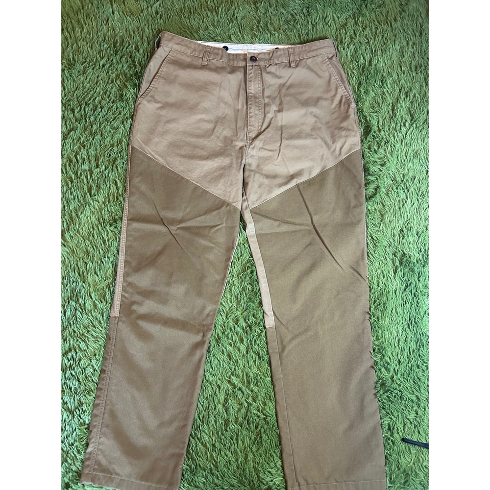 Cabela's Pants Men 42 Brown Upland Hunting Field Brush Guard Reinforced Cotton